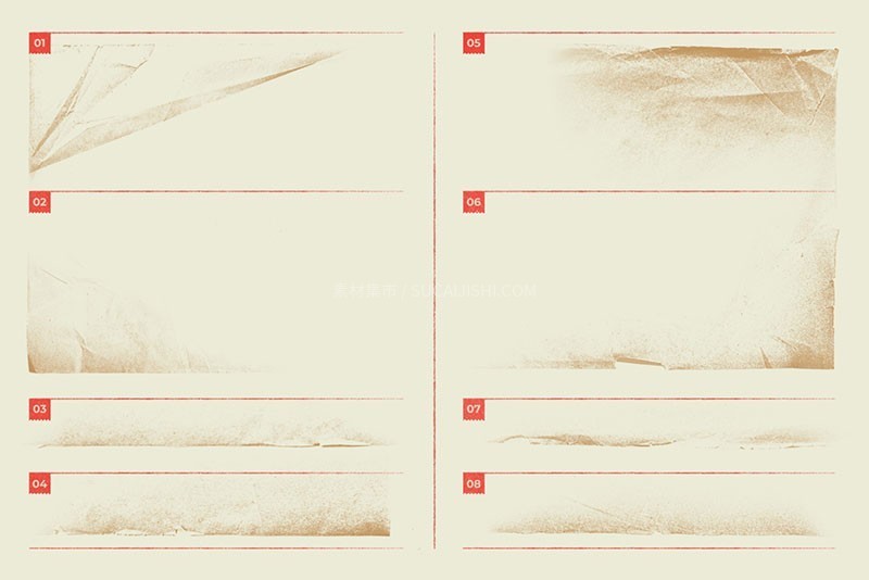 做旧复古海报样机模板PSD